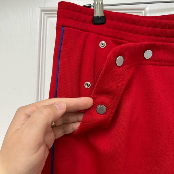Rag & Bone Naval Track Pant, True Red with Blue Side Stripes – Size L - Picture 7 of 15